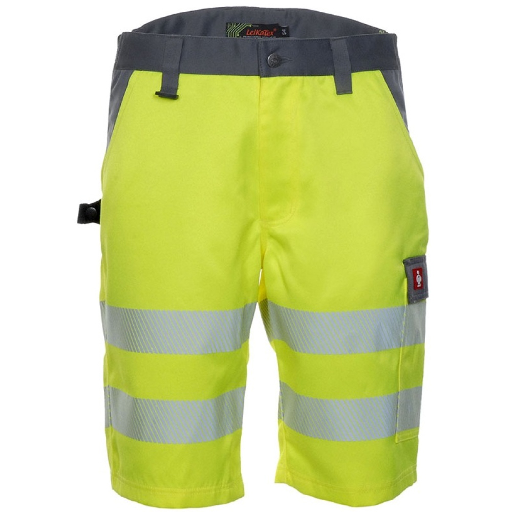 pics/LeikaTex/107146 BRIGHT LINE/leikatex-107146-bright-line-working-short-neon-yellow-grey-01.jpg